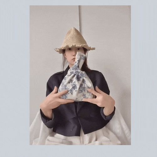 KNOT BAG | BLEU MARINE KAWAII | YAMANOUCHI