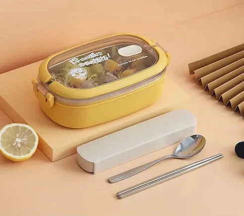 Boite Bento Cake jaune