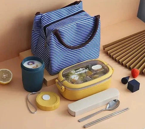 Boite Bento Compartiments jaune