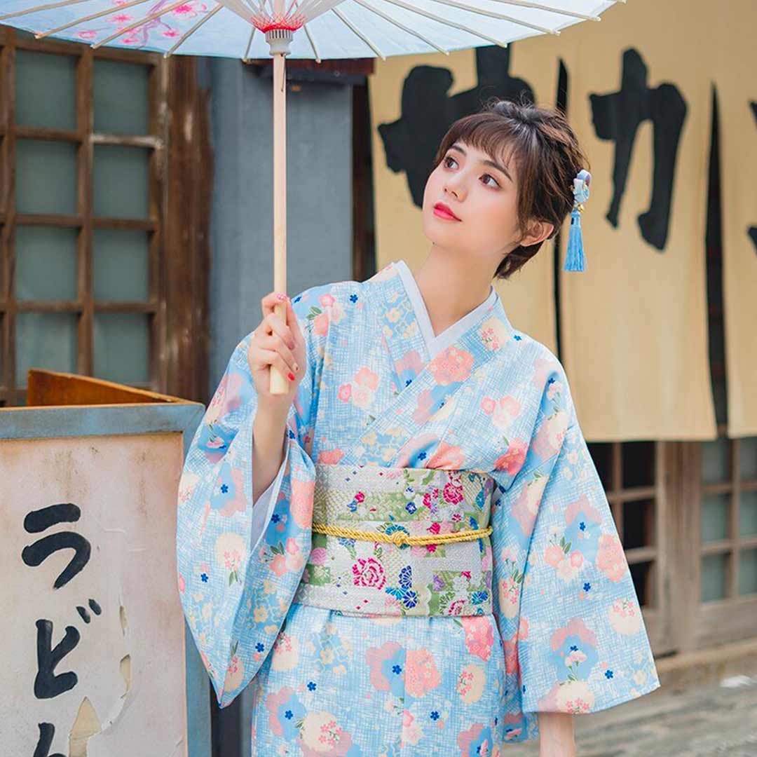 Kimono japonais traditionnel femme | shimoina
