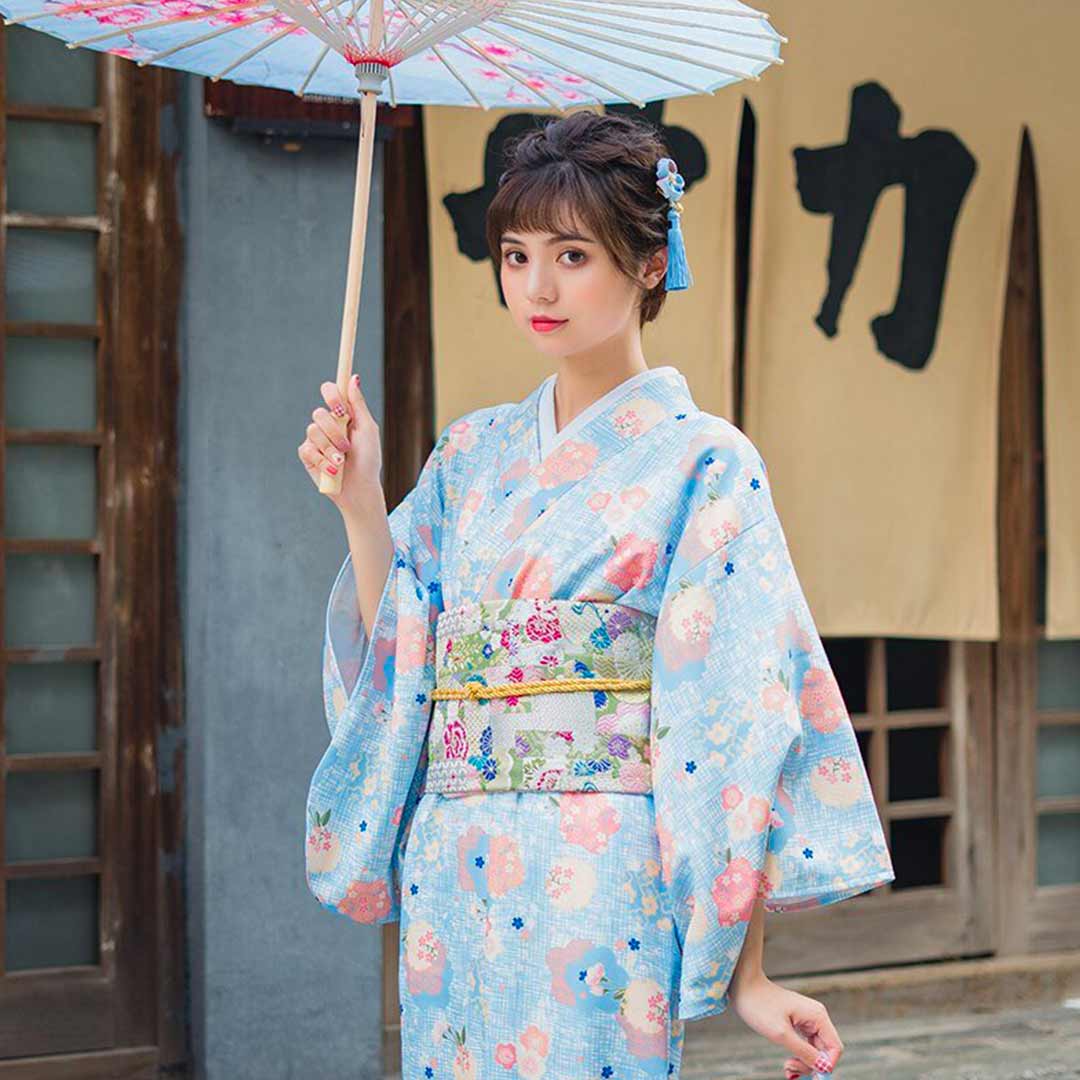 Kimono japonais traditionnel femme | shimoina
