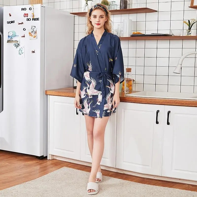 PYJAMA FEMME SOIE JAPONAIS | TSUKIGATA