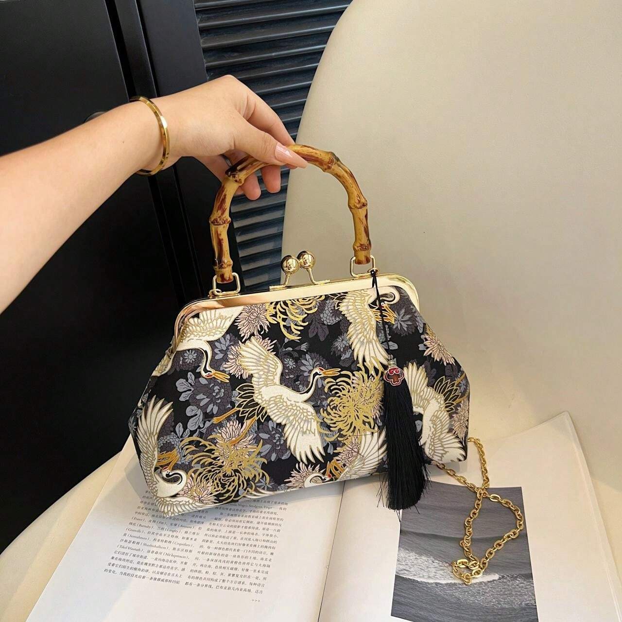 Sac à main motif japon | kazuno