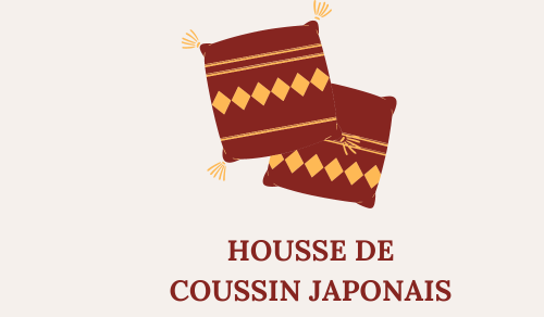 HOUSSE DE COUSSIN JAPONAIS