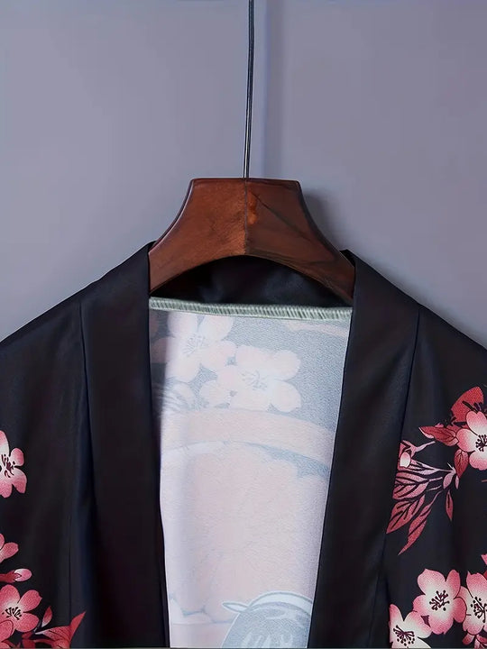 VESTE KIMONO FEMME FLEURIE | IKARUGA