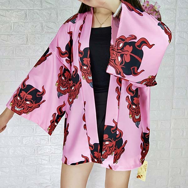 VESTE KIMONO FEMME ROSE | JOYO