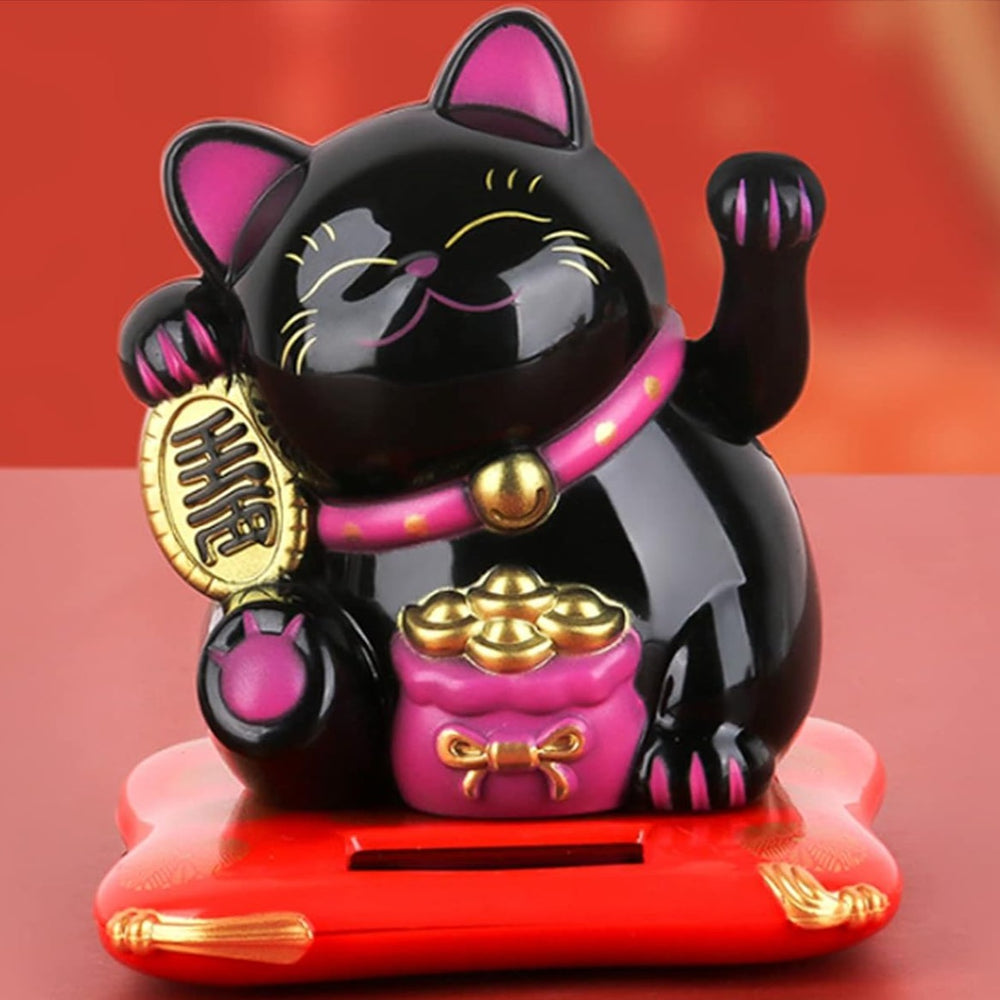 Maneki Neko Noir | Noir Céramique