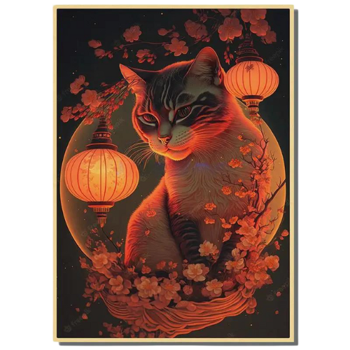 Affiche Japonaise  Kitsune