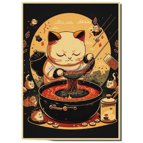 Affiche Japonaise  Soupe Miso