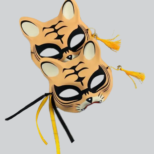 Masque Chat Japonais Orange | NAGORIE