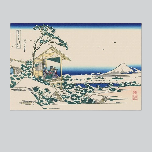 Estampe Japonaise Neige "Yuki no Sekai"