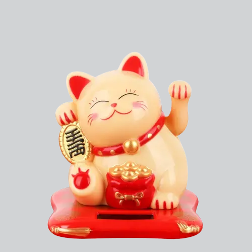 Maneki Neko Chat Japonais | Dorée