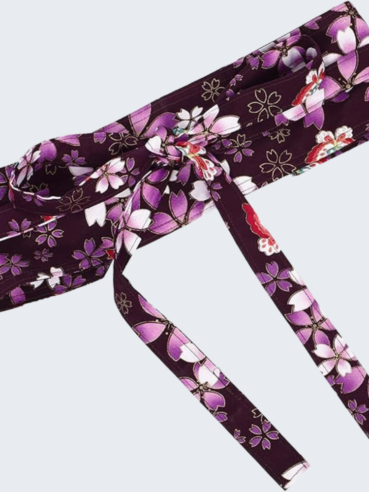 CEINTURE OBI MAUVE | HIGASHIYODOGAWA