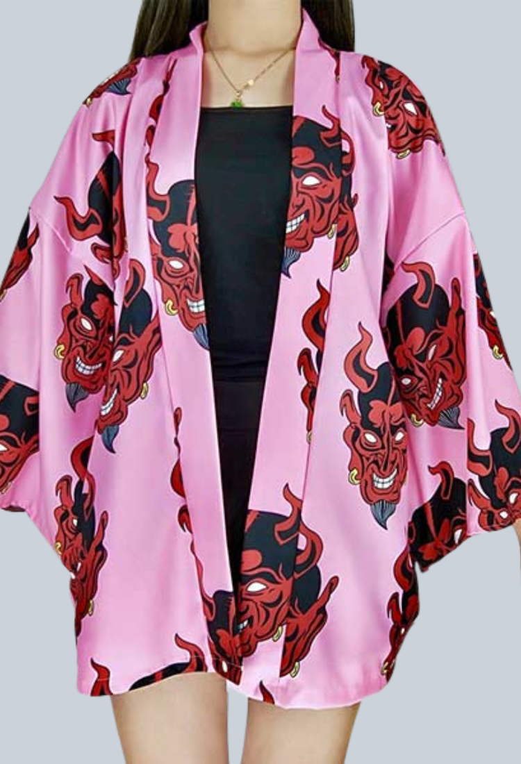 VESTE KIMONO FEMME ROSE | JOYO