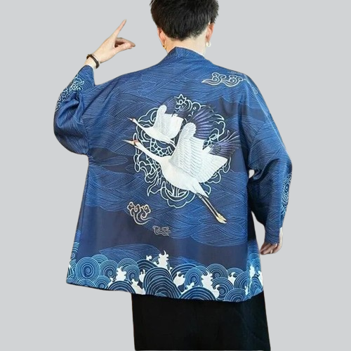 Veste Kimono Bleu Marine | NAGORIE