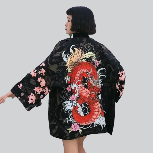 Veste Style Kimono Dragon | NAGORIE