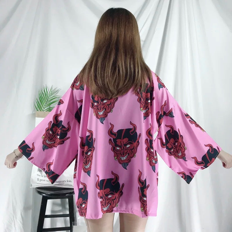 VESTE KIMONO FEMME ROSE | JOYO