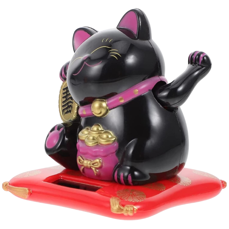 Maneki Neko Noir | Noir Céramique