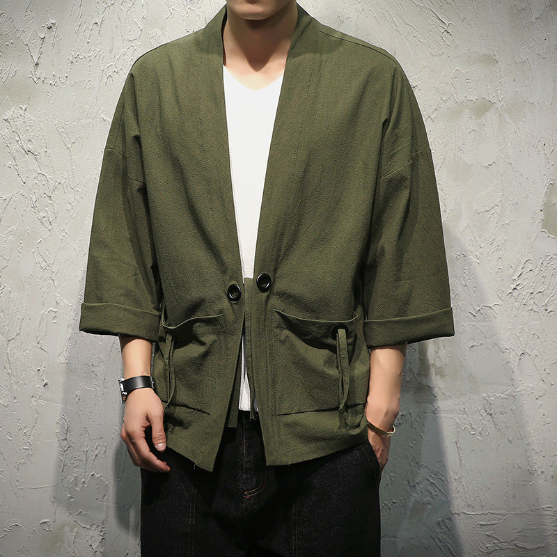 Kimono Vert Homme | NAGORIE