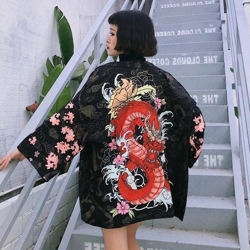 Veste Style Kimono Dragon | NAGORIE