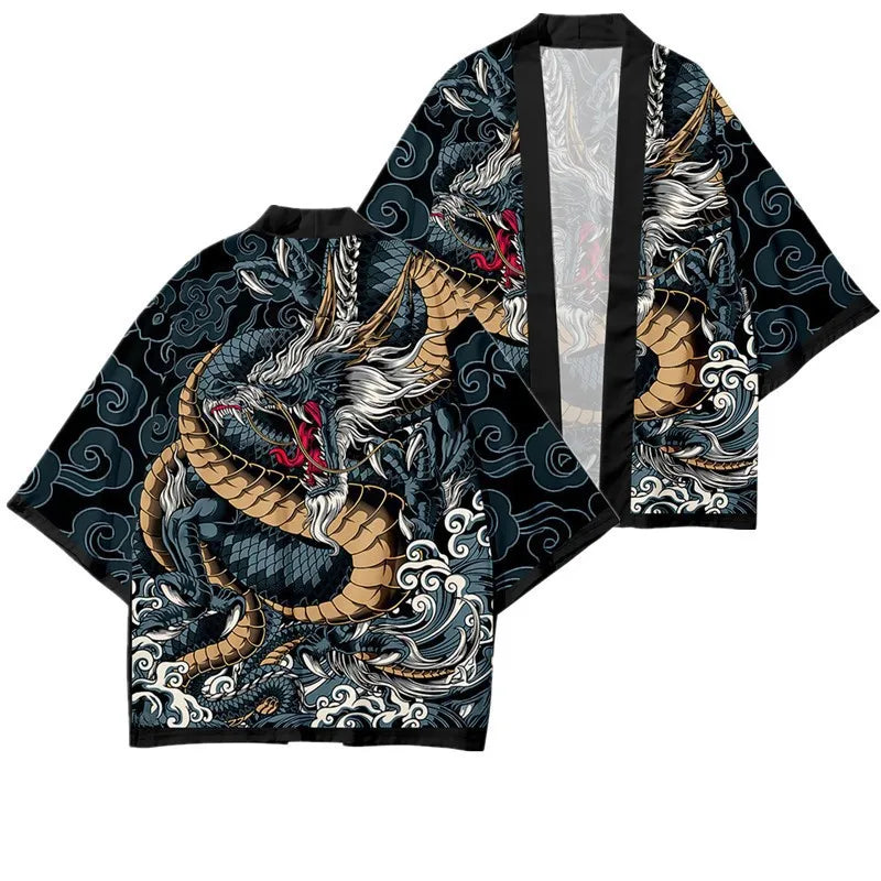 Haori Japonais Dragon | MIZU