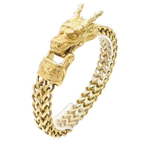 Bracelet Japonais  Dragon Dorée