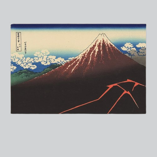 Estampe japonaise ’mont fuji’ | hino