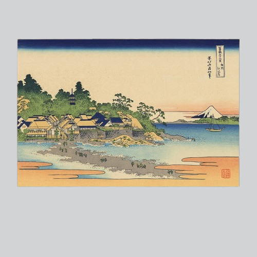 Estampes japonaises hokusai ’océan de kanagawa’ | oyabe