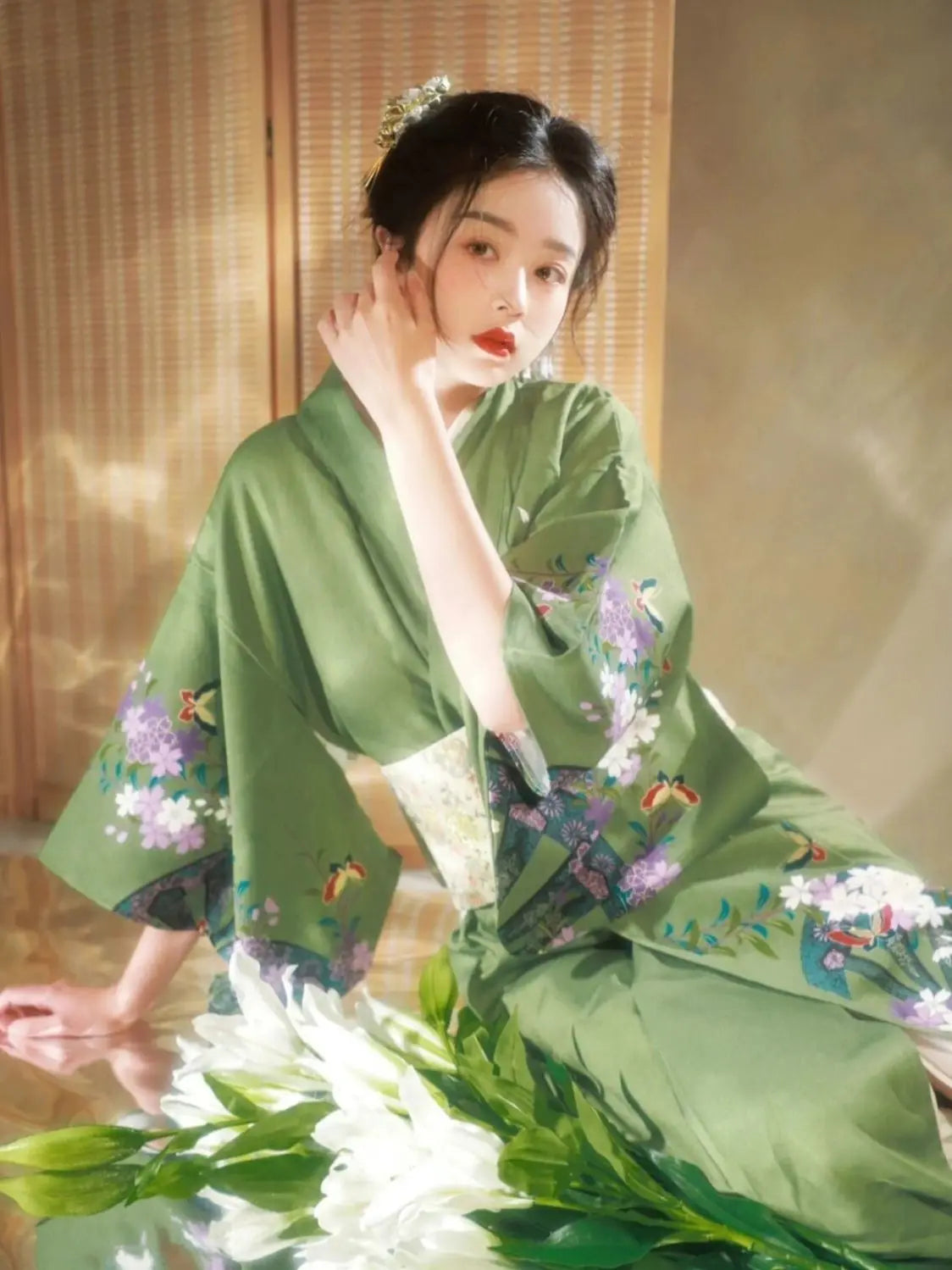 Kimono femme vintage japonais | sayama