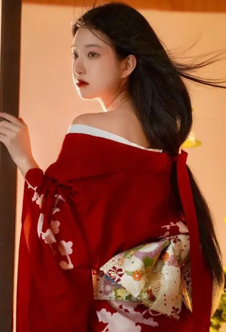 Kimono japonais femme à motif | kasai