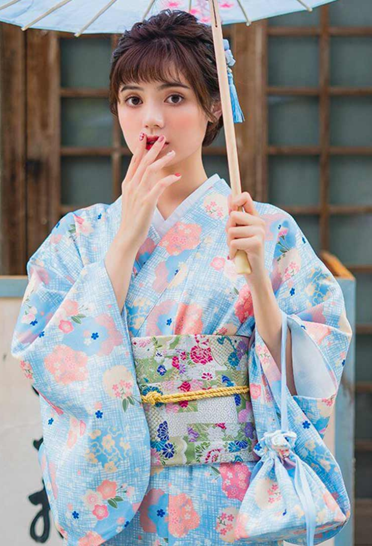 Kimono japonais traditionnel femme | shimoina