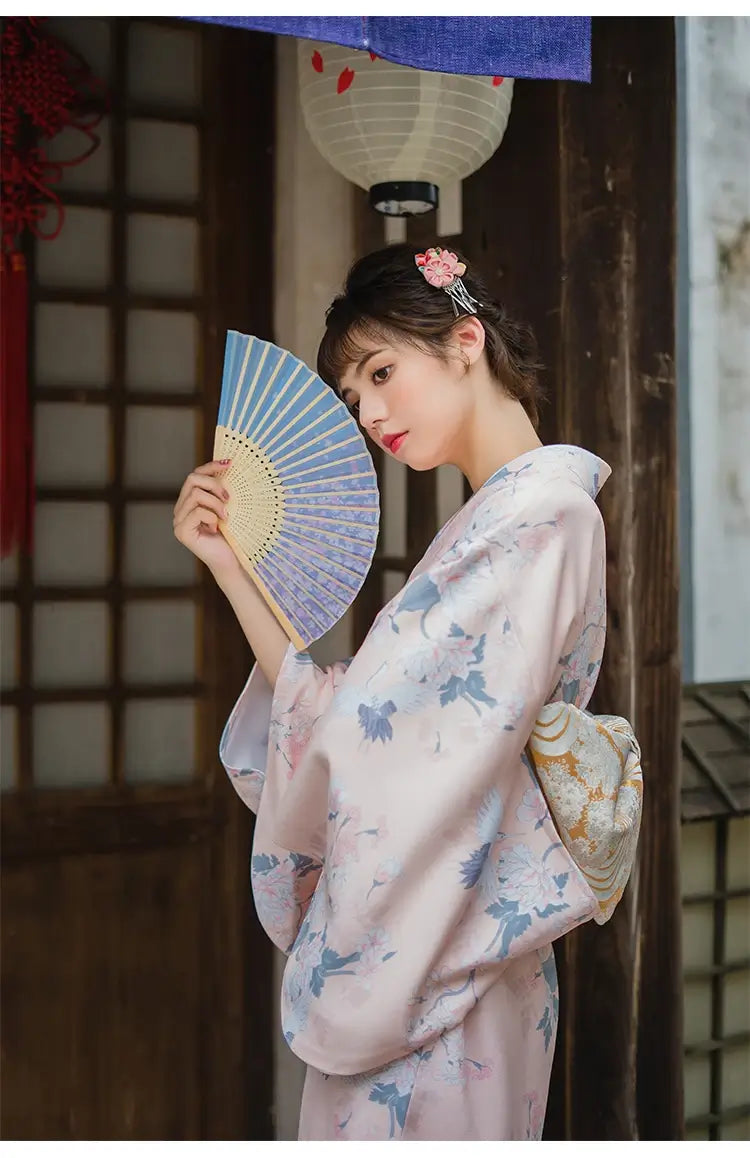 Kimono japonais traditionnel femme soie | tokai