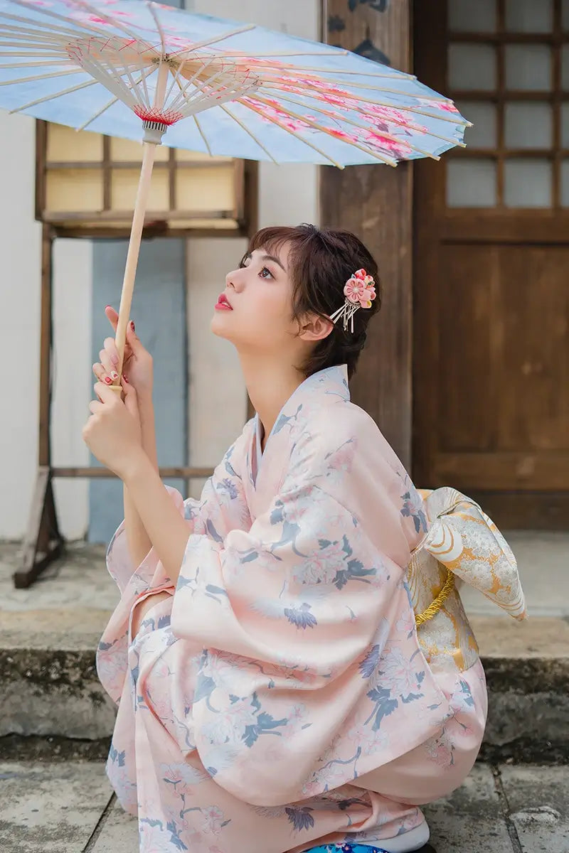 Kimono japonais traditionnel femme soie | tokai