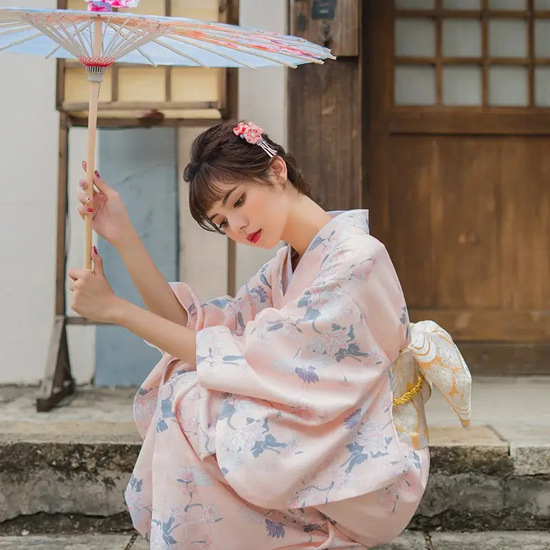 Kimono japonais traditionnel femme soie | tokai