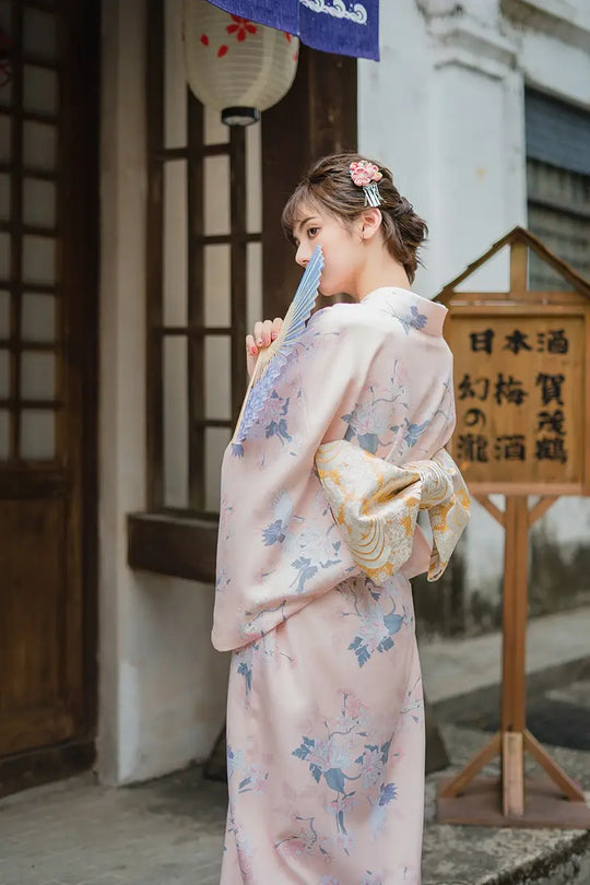 Kimono japonais traditionnel femme soie | tokai