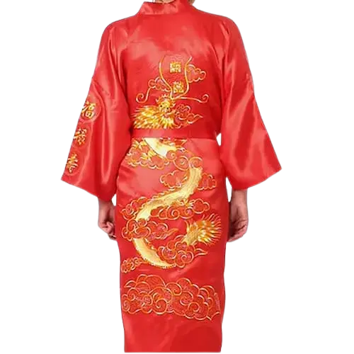 Kimono Rouge Femme