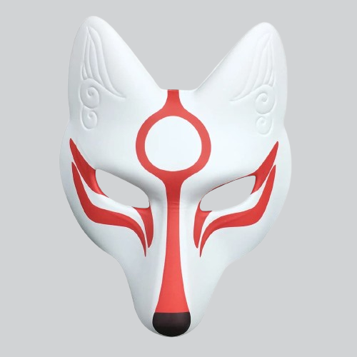 Kitsune masque japonais | kihoku