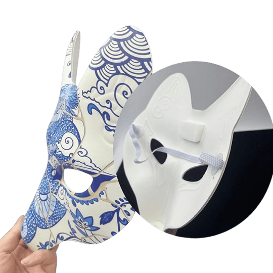 Masque démon kitsune | suzaka