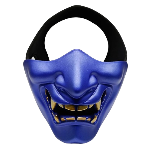 Masque Oni Bleu