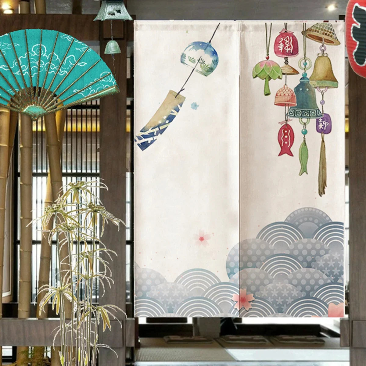 Motif vintage japonais noren | tottori
