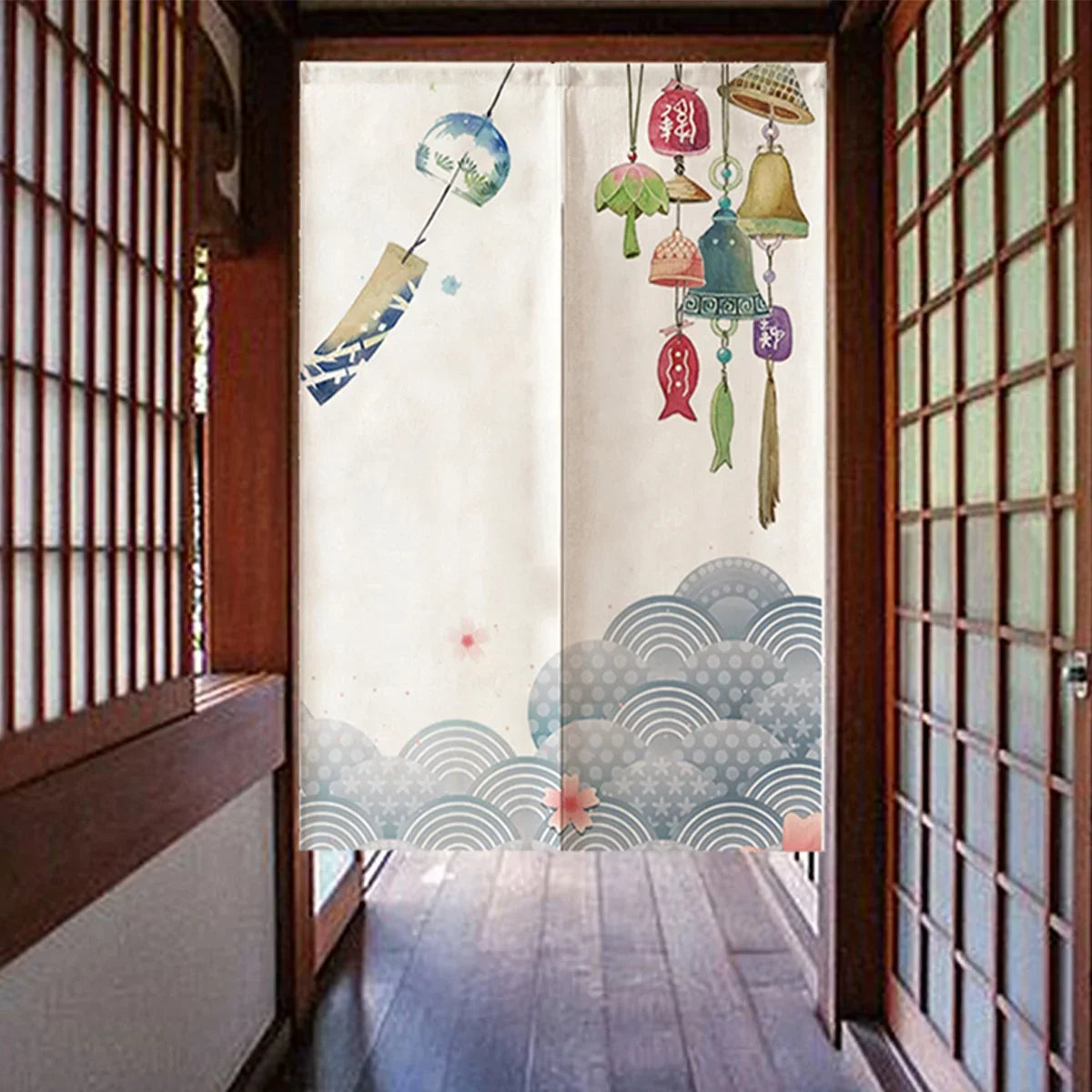 Motif vintage japonais noren | tottori