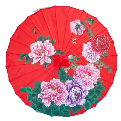 Ombrelle Mariee motif floral