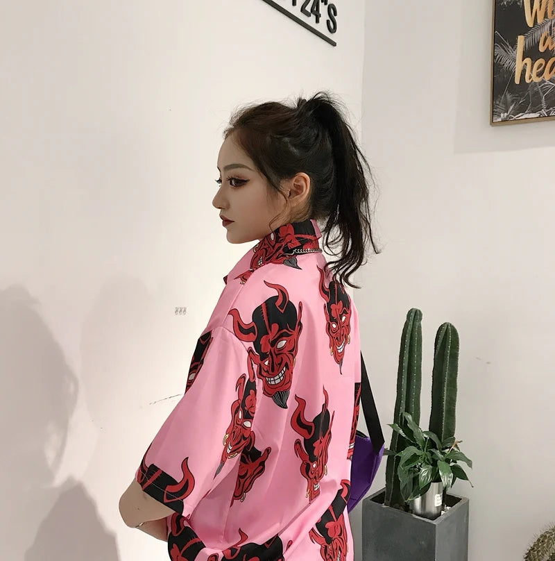 VESTE KIMONO FEMME ROSE | JOYO