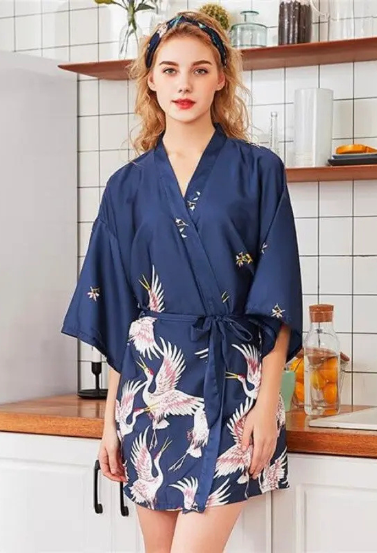 PYJAMA FEMME SOIE JAPONAIS | TSUKIGATA