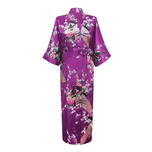 Robe Japonaise Kawaii Violette a motif 