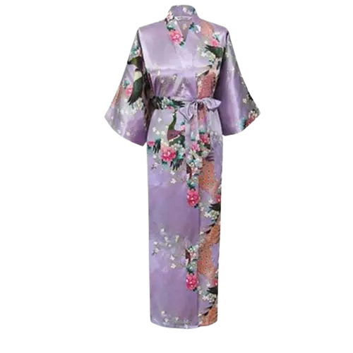 Robe Japonaise Traditionnelle Violette