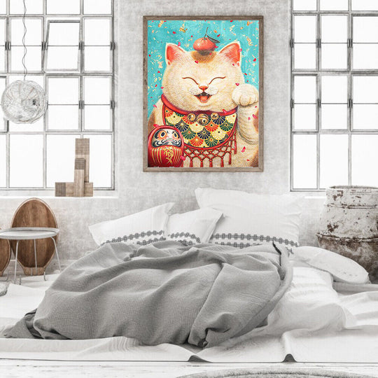 Affiche Japonaise | Maneki Neko