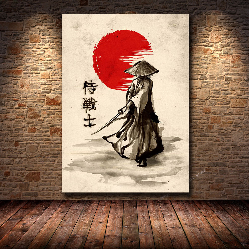 Tableau japonais samouraï | kawasaki