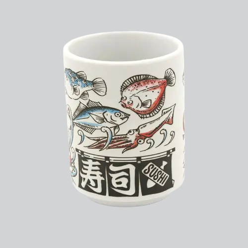 Tasse à thé japonaise poisson koï | osaki