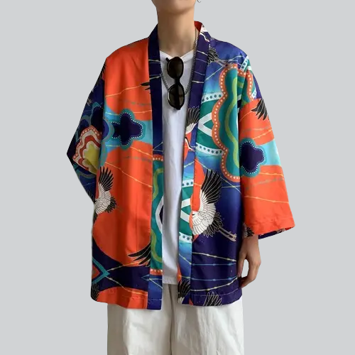 Veste kimono floral | ogaki